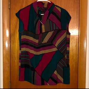 Pink / Green / Yellow Dress Top -Size XL